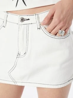 Edikted Mini-jupes Jupe Femme Blanc -Edited You Boutique 7921c6cdbca725dbe26d34510bc7a2f6