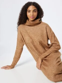 Vila Robes Robes En Maille Mathilda Femme Noisette -Edited You Boutique 7a23bb505d634ef7d62e7abb2e36fed3