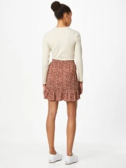 ONLY Mini-jupes Jupe Olivia Femme Rouge Rouille -Edited You Boutique 7e83456df9da9309fb8fe5c87440732f