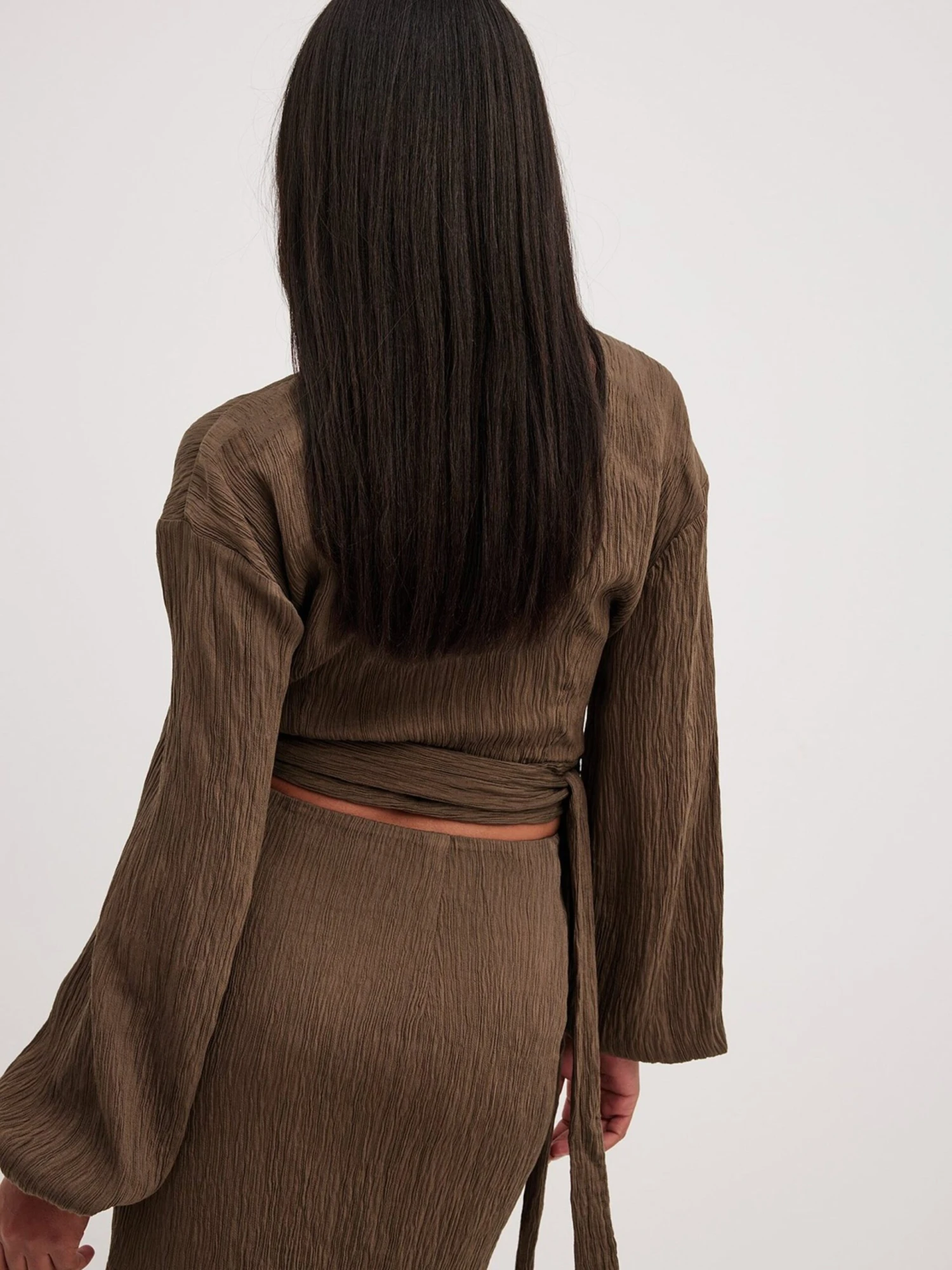 NA-KD Mini-jupes Jupe Femme Marron 5 NA-KD Mini-jupes Jupe Femme Marron – Image 3