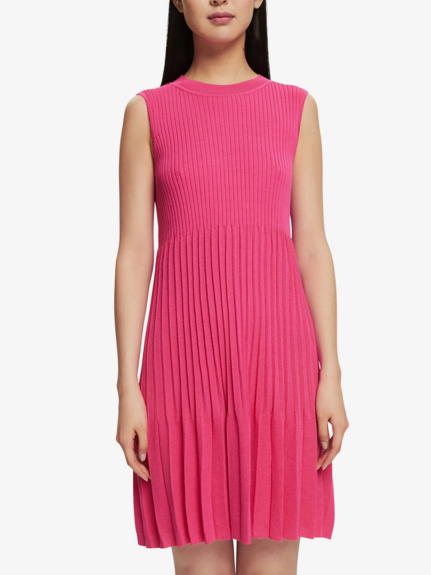 ESPRIT Robes Robes En Maille Femme Rose 4 ESPRIT Robes Robes En Maille Femme Rose – Image 2