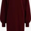 WE FASHION Robes Robes En Maille Femme Lie De Vin -Edited You Boutique 8032084fc19edc75a8bf64c11040019b