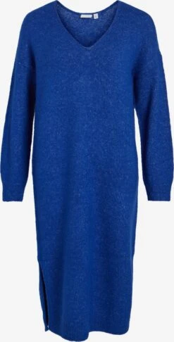 Vila Robes Robes En Maille FIMI Femme Bleu Cobalt