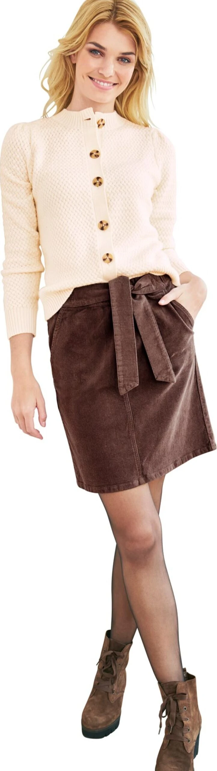 Heine Mini-jupes Jupe Femme Chocolat 4 Heine Mini-jupes Jupe Femme Chocolat – Image 2