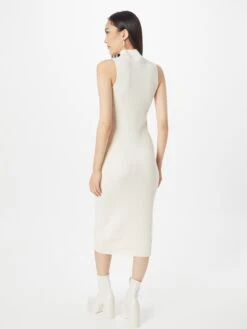 Robes Robes En Maille Femme Blanc Cassé -Edited You Boutique 819862e9d2fa98ed5399e6727c2b6d24