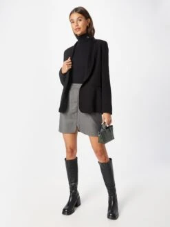 Pieces Mini-jupes Jupe OFELIA Femme Gris Foncé -Edited You Boutique 82bb788214026a356132244c1039f35d