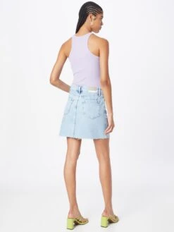 Mavi Mini-jupes Jupe Evelyn Femme Bleu Clair -Edited You Boutique 83cb6fc4ed3f7e81adda5325fef05922