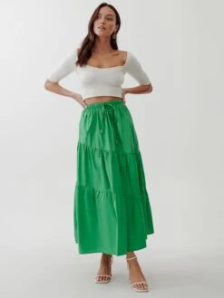 Tussah Jupes Longues Jupe MEG Femme Vert -Edited You Boutique 8416c586c2296c121bfa5afe7dbb99af
