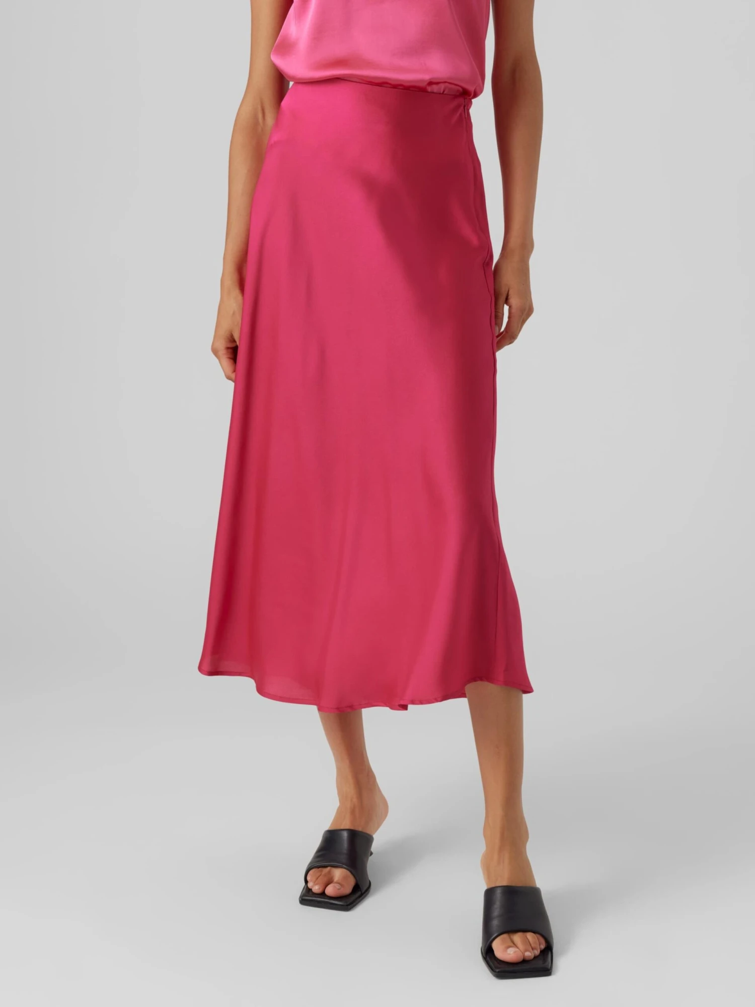 Vero Moda Jupes Longues Jupe Heart Oli Femme Magenta 4 Vero Moda Jupes Longues Jupe Heart Oli Femme Magenta – Image 2