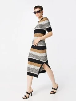 Robes Robes En Maille Etanah Femme Mélange De Couleurs -Edited You Boutique 874b0cd5c9264b7a070436803d06aa06