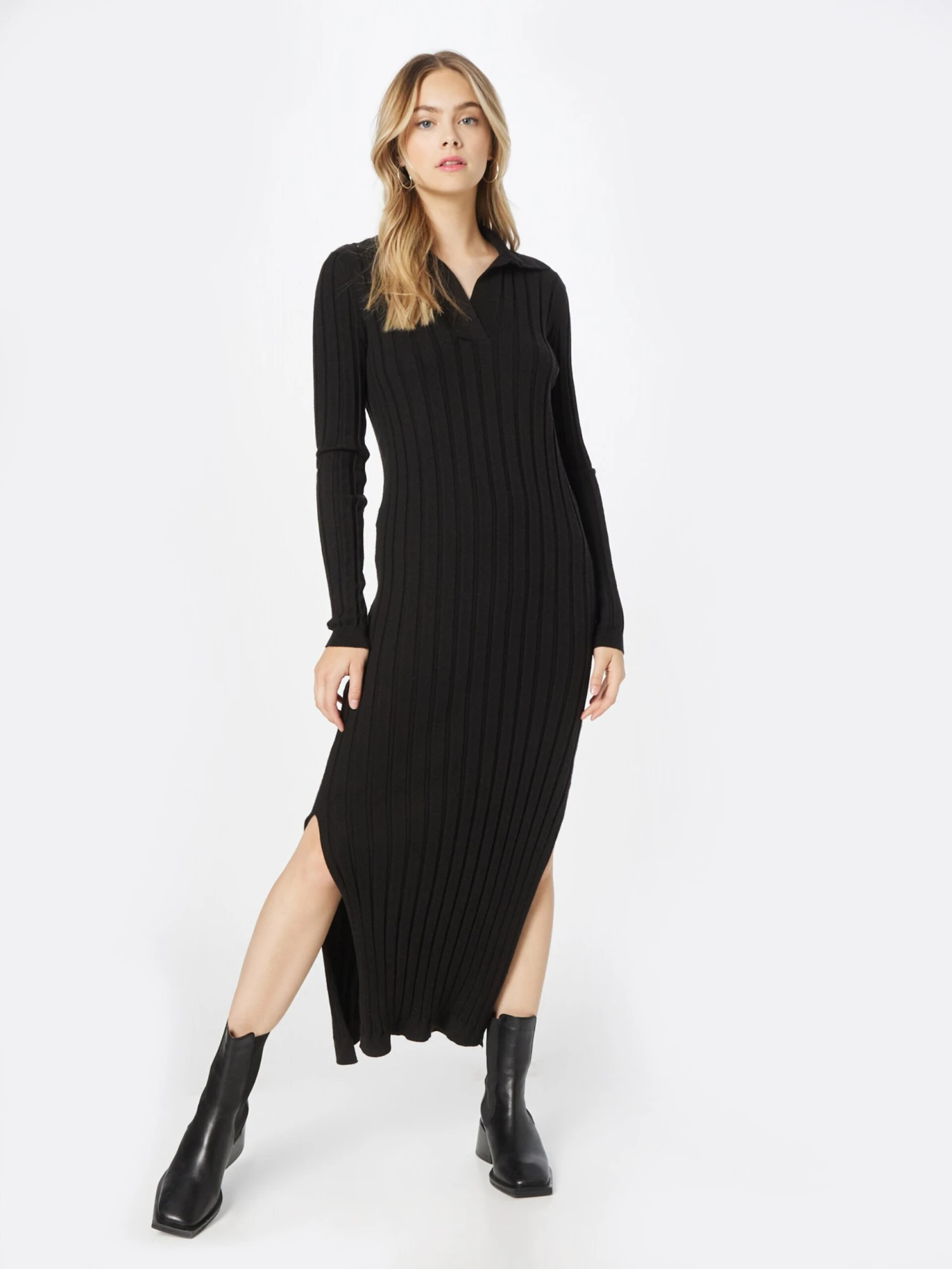 Modström Robes Robes En Maille Avery Femme Noir 5 Modström Robes Robes En Maille Avery Femme Noir – Image 3