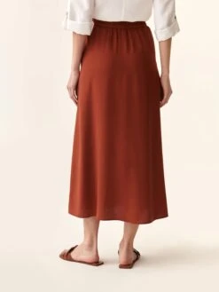 Jupes Longues Jupe Femme Orange Foncé -Edited You Boutique 8abce551325bc152441d99ab16032bb0