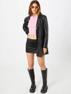 WEEKDAY Mini-jupes Jupe Moa Femme Noir -Edited You Boutique 8c19141a9d8ec185404f53193d1fcdb4