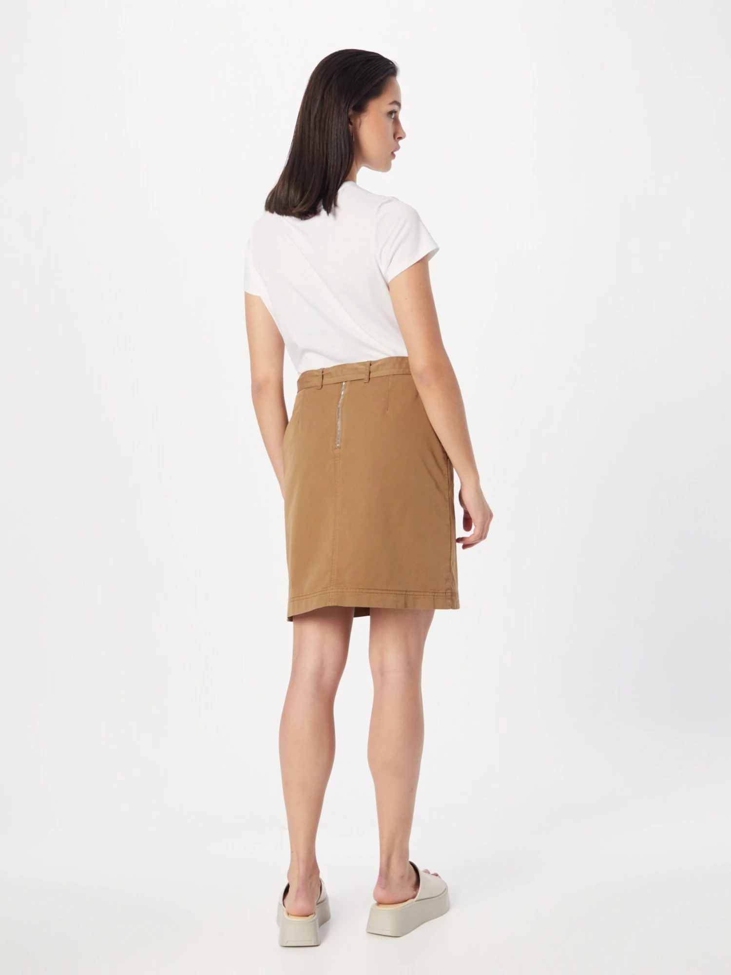 BOSS ORANGE Mini-jupes Jupe Femme Sable 6 BOSS ORANGE Mini-jupes Jupe Femme Sable – Image 4