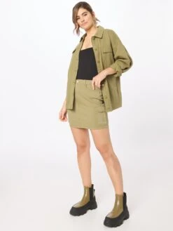 ONLY Mini-jupes Jupe MISSOURI Femme Kaki -Edited You Boutique 8e8bc1d39d1ea929059e408d6a07de25