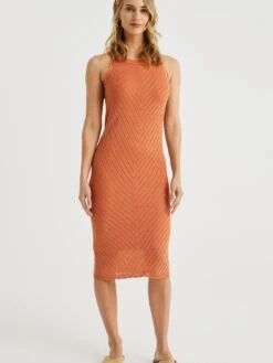WE FASHION Robes Robes En Maille Femme Orange 8 WE FASHION Robes Robes En Maille Femme Orange -Edited You Boutique 8ffecad9dd91625fabe604c540af9266