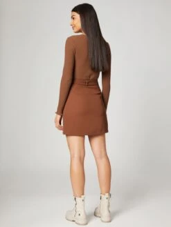 Mini-jupes Jupe Armina Femme Marron -Edited You Boutique 91c46e4d96910d3b8fbc208d64a0a2c3