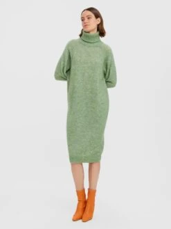 Vero Moda Robes Robes En Maille Daniela Femme Vert -Edited You Boutique 92ad9bdae50149f85a180a48de30b73b