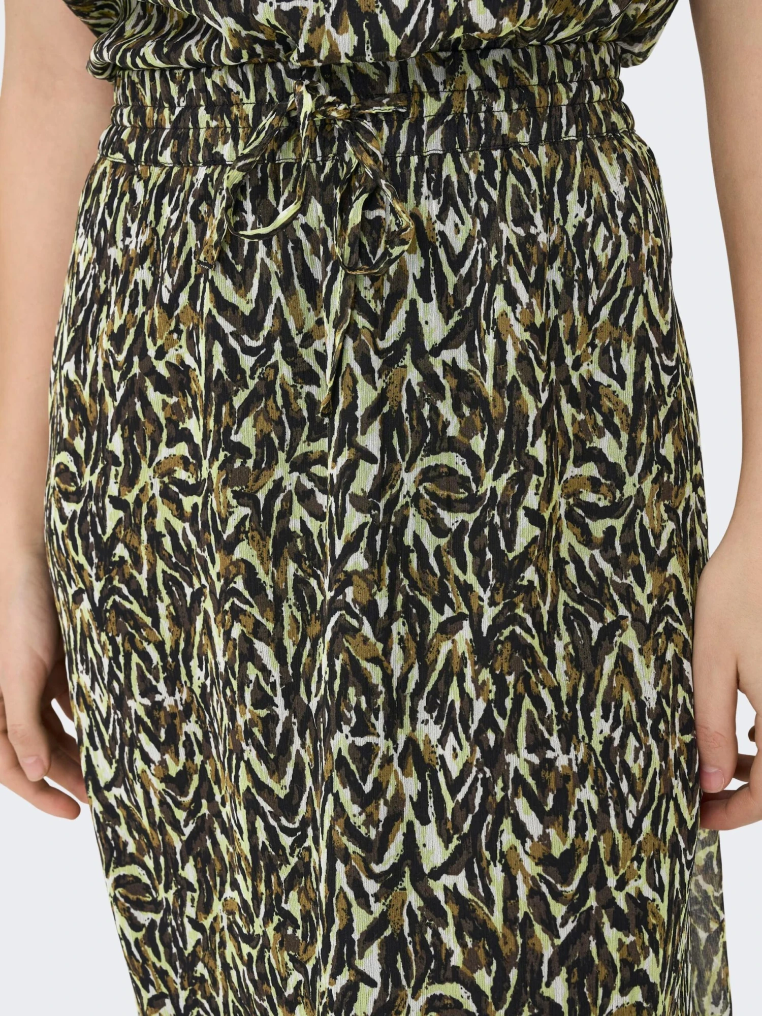 ONLY Jupes Longues Jupe Eliza Femme Vert Pastel / Vert Foncé 7 ONLY Jupes Longues Jupe Eliza Femme Vert Pastel / Vert Foncé – Image 5