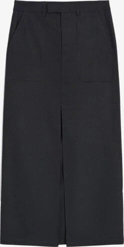 BERSHKA Jupes Longues Jupe Femme Anthracite