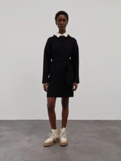 EDITED Robes Robes En Maille Mariana Femme Noir -Edited You Boutique 940d3d44533b000dfb72c20e511111e5