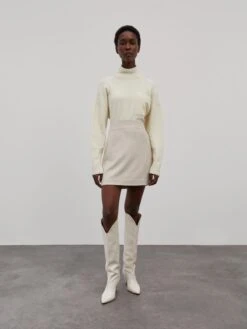 EDITED Mini-jupes Jupe Josie Femme Beige -Edited You Boutique 952c90ead8a6cad6d71f61ce697a47f8