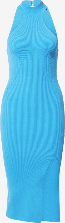 Gina Tricot Robes Robes En Maille Mona Femme Bleu Ciel