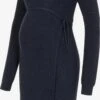 Mamalicious Robes Robes En Maille TESS Femme Bleu Nuit