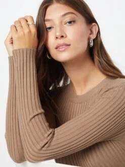 Pieces Robes Robes En Maille Crista Femme Marron -Edited You Boutique 9d3232887c7146e874d32b281cee9413