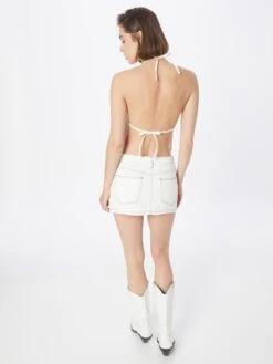 Edikted Mini-jupes Jupe Femme Blanc -Edited You Boutique 9dbe069395c33fb2fbfc61273dd35288