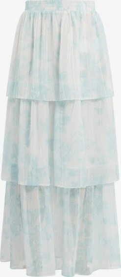 IZIA Jupes Longues Jupe Gaya Femme Bleu Clair / Blanc Naturel