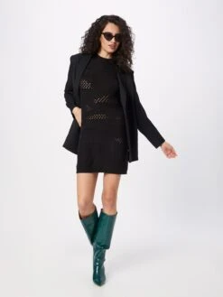 NLY By Nelly Robes Robes En Maille See Me Femme Noir -Edited You Boutique a0e1d4caa3baa4c502dc4ea9233e3846