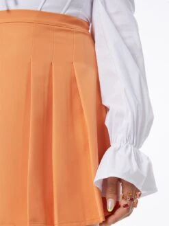 Mini-jupes Jupe Nala Femme Orange -Edited You Boutique a1194f4d6ba8429790c986400455be5f