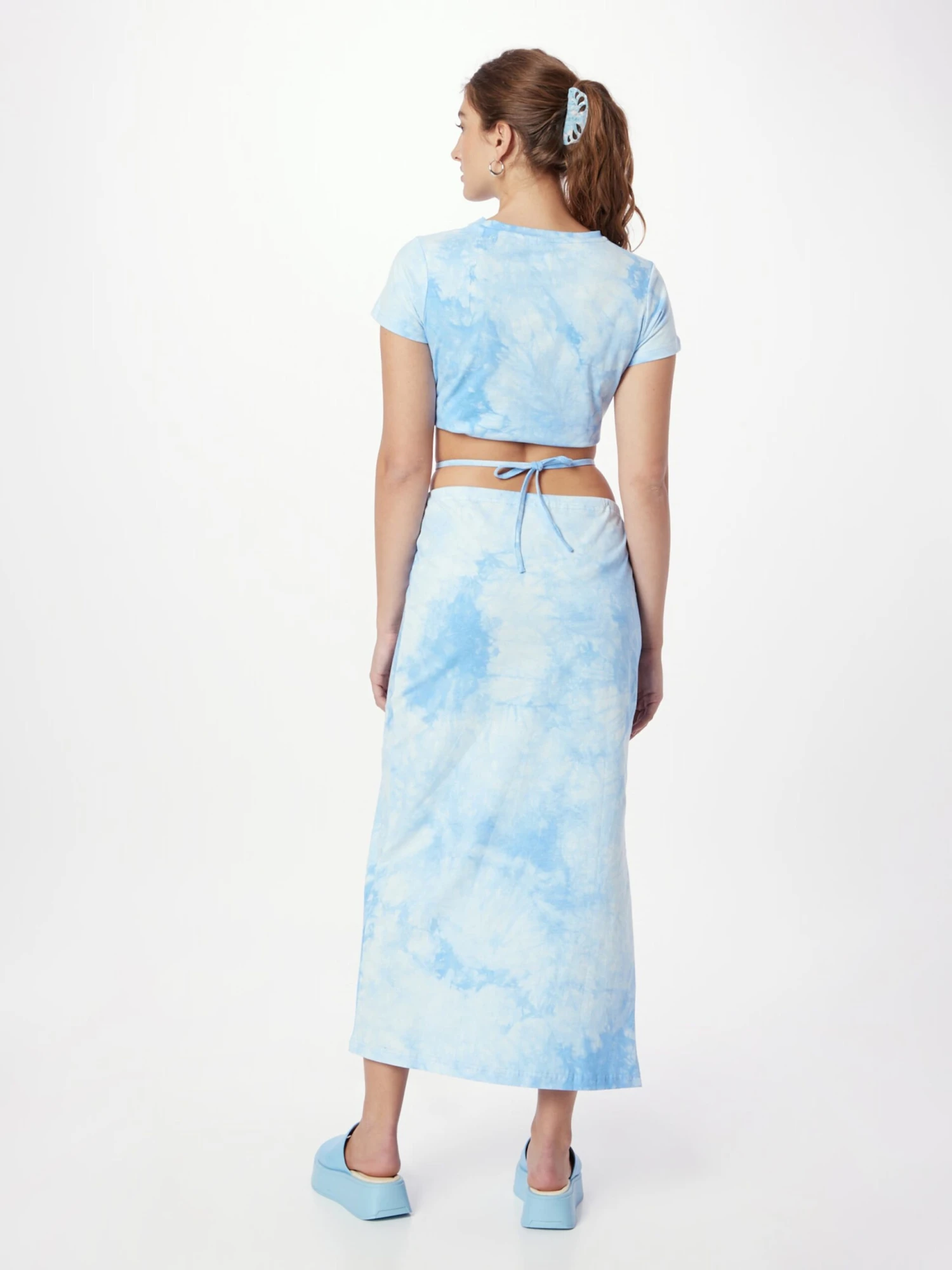 Résumé Jupes Longues Jupe Stevie Femme Bleu Clair 6 Résumé Jupes Longues Jupe Stevie Femme Bleu Clair – Image 4