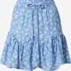 In The Style Mini-jupes Jupe DAISY Femme Bleu -Edited You Boutique a6d8bc76a696e83d603abaa3523aa24a