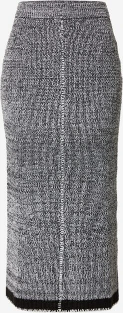 Jupes Longues Jupe Ilvana Femme Gris Chiné