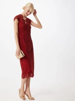 IVY OAK Robes Fourreaux Robe Fourreau Femme Rouge Rouille 10 IVY OAK Robes Fourreaux Robe Fourreau Femme Rouge Rouille -Edited You Boutique aaafd12956c0ebb734e02243f127235f