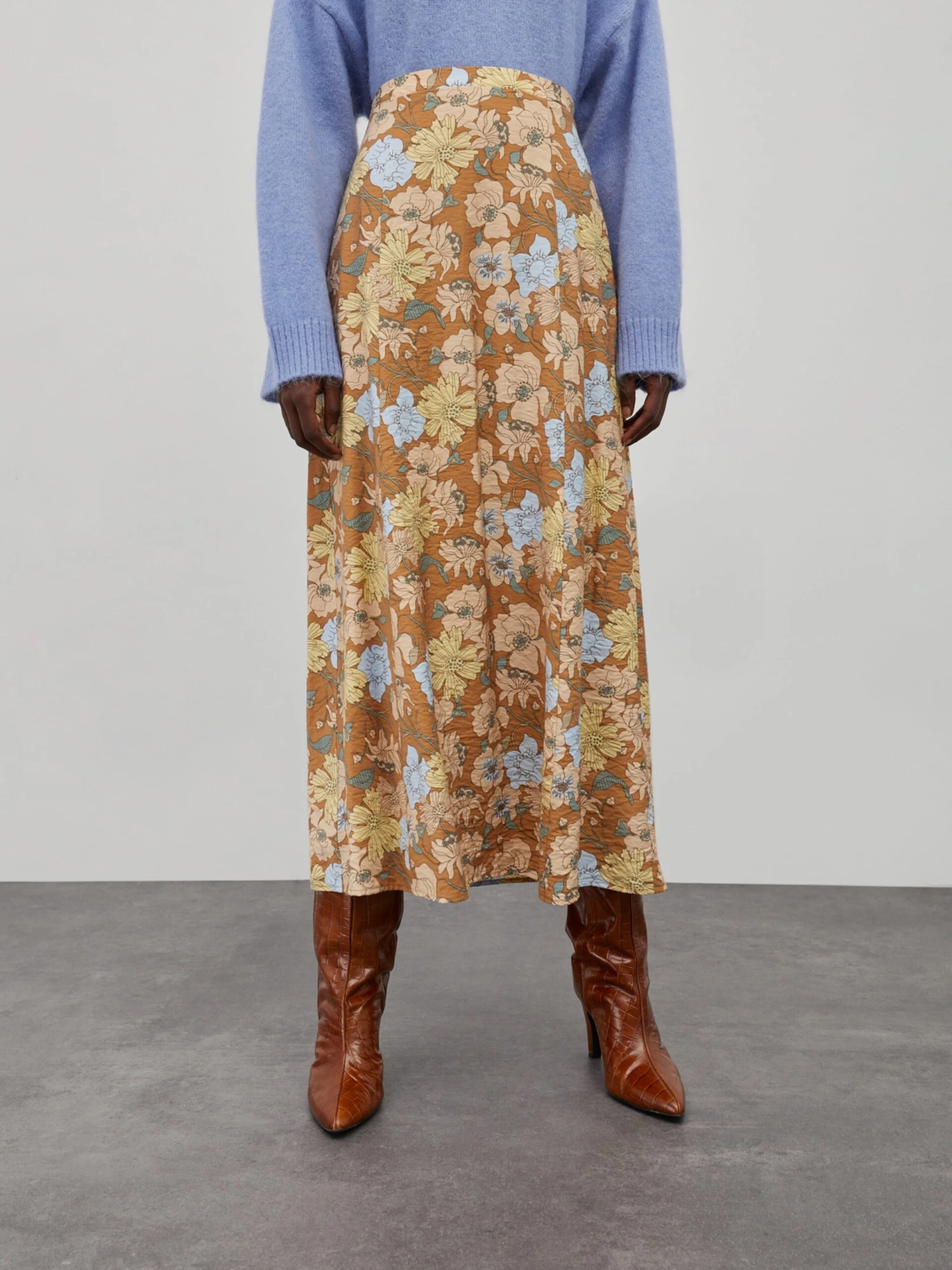 EDITED Jupes Longues Jupe Makayla Femme Caramel 5 EDITED Jupes Longues Jupe Makayla Femme Caramel – Image 3