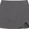 PULL & BEAR Mini-jupes Jupe Femme Gris Chiné -Edited You Boutique ac593f8661a54426d90b6cc7ad86a634