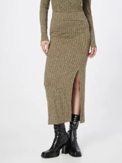 Modström Jupes Longues Jupe Femme écru -Edited You Boutique af1d08d6a1cdf7f565a66e6c98423bfd