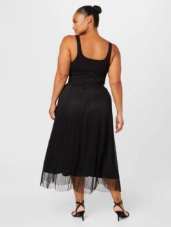 ONLY CARMAKOMA Jupes Longues Jupe Lavina Femme Noir -Edited You Boutique b1089167c7e97cfb57a39b2fc40c0ffa