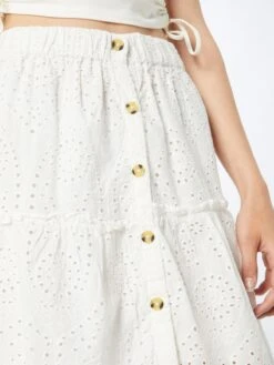 About You Mini-jupes Jupe Isabella Femme Blanc -Edited You Boutique b2543608a6e5b53fda3ac4b2994f5637