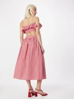 United Colors Of Benetton Jupes Longues Jupe Femme Rouge -Edited You Boutique b53f4f9259e9c1579e74fc8fe5d93dbd