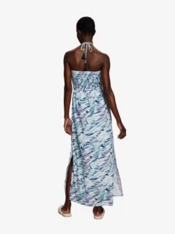 ESPRIT Robes De Plage Vêtement De Plage Femme Bleu / Blanc -Edited You Boutique b7320fa9a3619cf6ed1105e0a5a82656