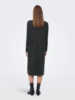 ONLY Robes Robes En Maille Femme Gris / Anthracite -Edited You Boutique b74c33a1dada196ef73d3e486a96d1ee