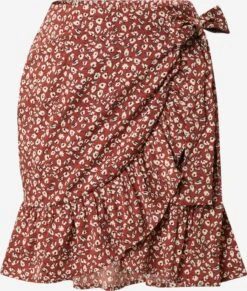 ONLY Mini-jupes Jupe Olivia Femme Rouge Rouille