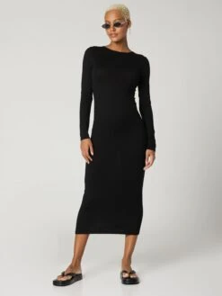 Robes Robes En Maille Caroline Femme Noir -Edited You Boutique bdb258bcec7a55a7bb4b56bc8e14c3bb