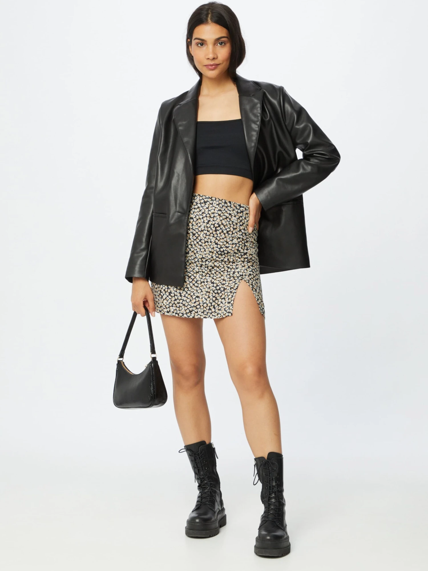 Motel Mini-jupes Jupe Sheny Femme Noir 7 Motel Mini-jupes Jupe Sheny Femme Noir – Image 5