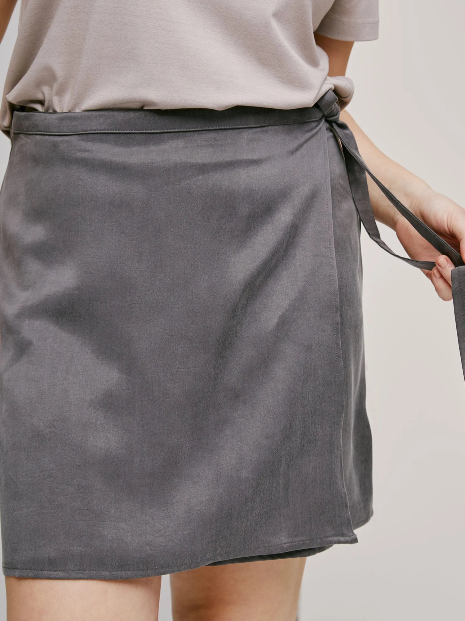 Mini-jupes Jupe Jill Femme Anthracite 4 Mini-jupes Jupe Jill Femme Anthracite – Image 2