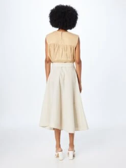 3.1 Phillip Lim Jupes Longues Jupe Femme Gris Clair -Edited You Boutique c2bf14378506624744a5a381f71141f0